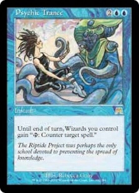 MTG 1x  Psychic Trance Onslaught card MTG Magic the Gathering