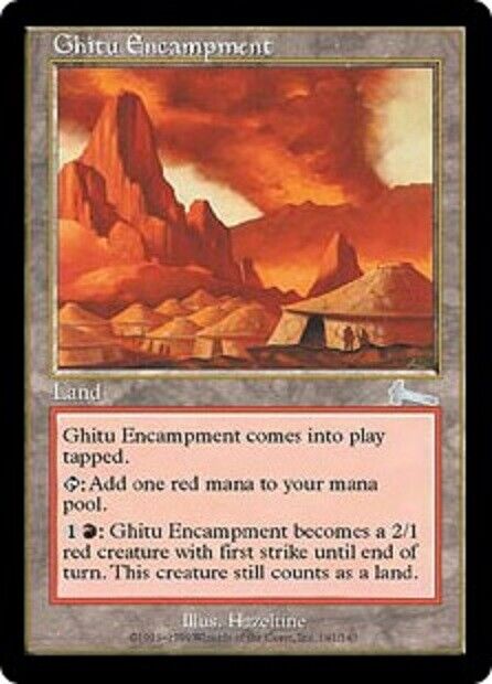 MTG 1x  Ghitu Encampment Urza's Legacy card MTG Magic the Gathering