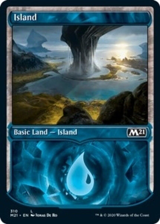 MTG MTG 1x  Island (310) Core Set 2021 MTG Magic card