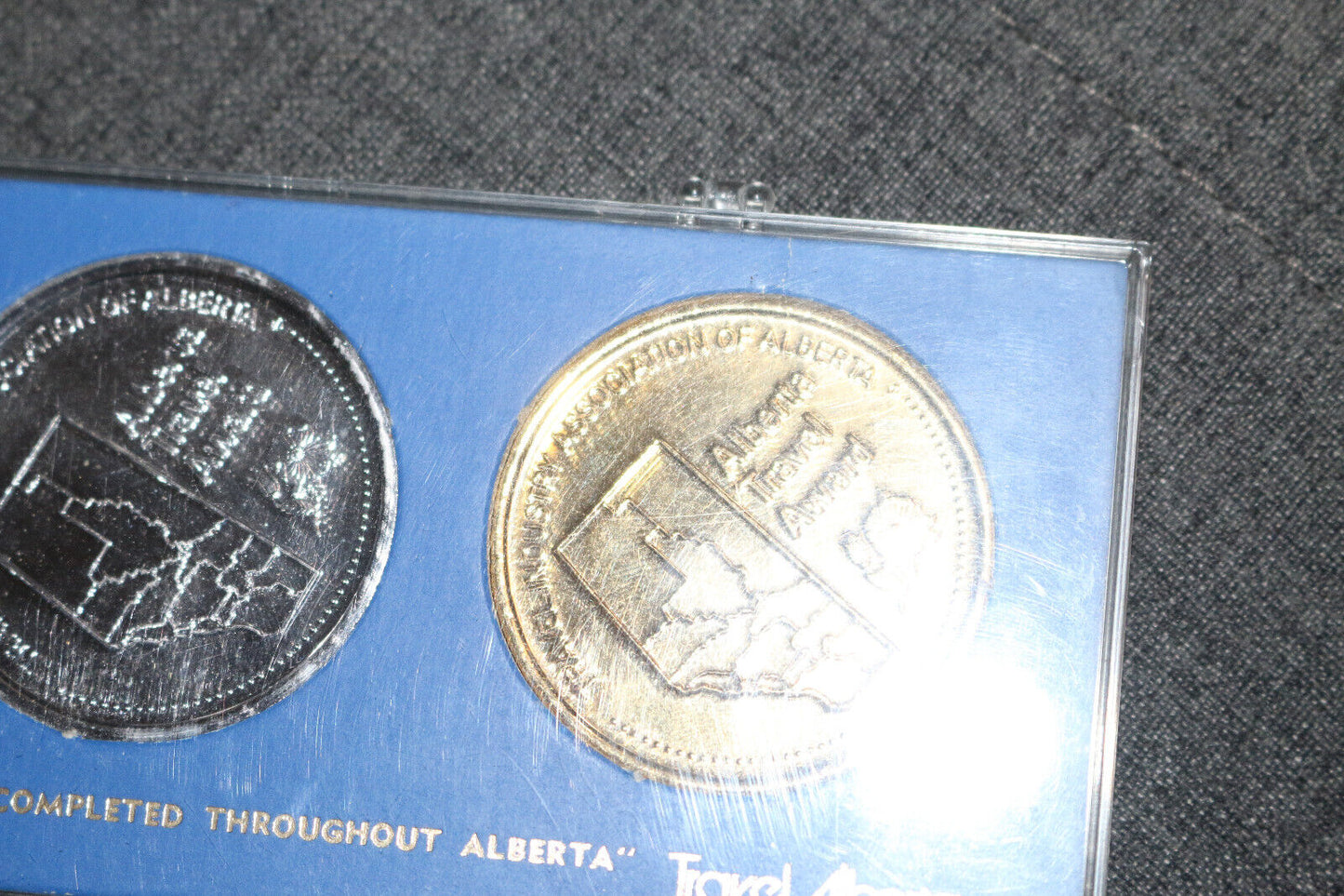 Travel Alberta Canada 3 Coins Medallion Set Great Condition! Gold Bronze Silver