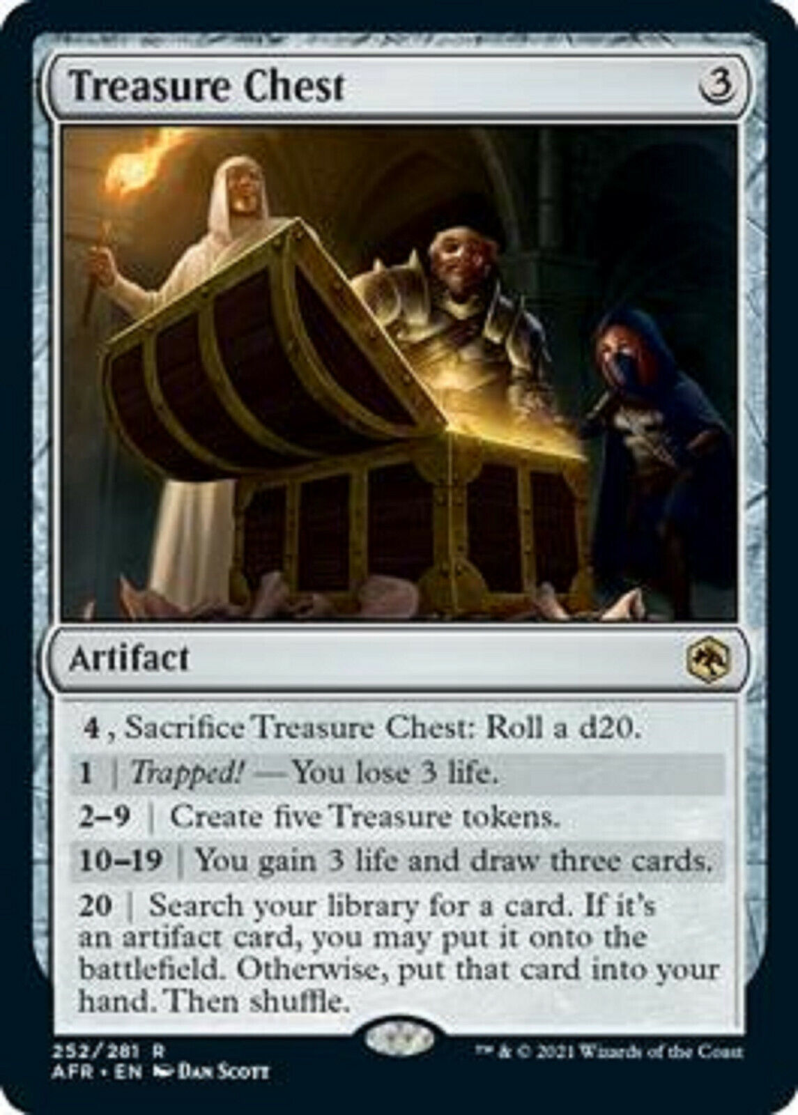 MTG MTG 1x Treasure Chest Foil Adventures in the Forgotten Realms