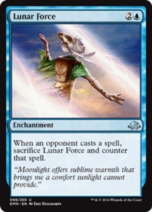 MTG Mtg x1 Lunar Force Eldritch Moon Magic the Gathering card