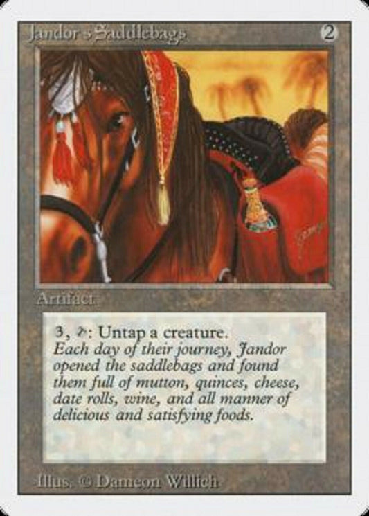 MTG 1x Jandor's Saddlebags Revised Edition card MTG Magic the Gathering