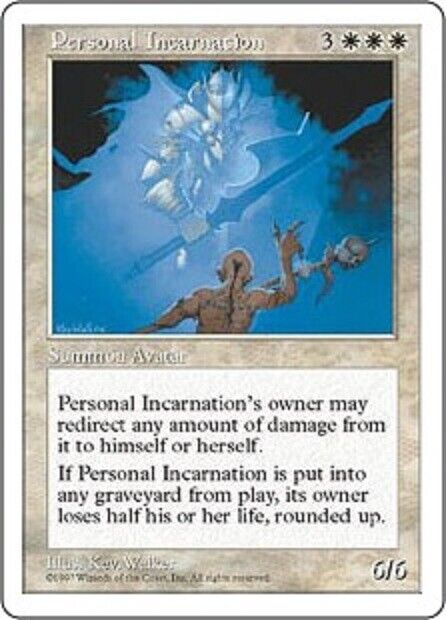 MTG 1x Personal Incarnation Fifth Edition MTG Magic the Gathering