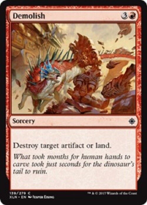 MTG 4x Demolish NM Ixalan MTG Magic the gathering