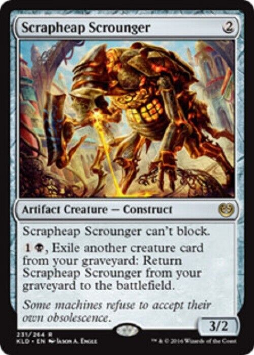 MTG MTG 1x Scrapheap Scrounger Kaladesh Card Magic The Gathering rare commander