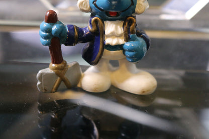 Vintage Toy 1984 Smurfs George Washington Historical Figurine Schleich Peyo