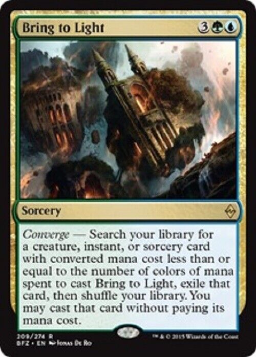 MTG 1x Bring to Light Battle for Zendikar MTG Magic the Gathering card