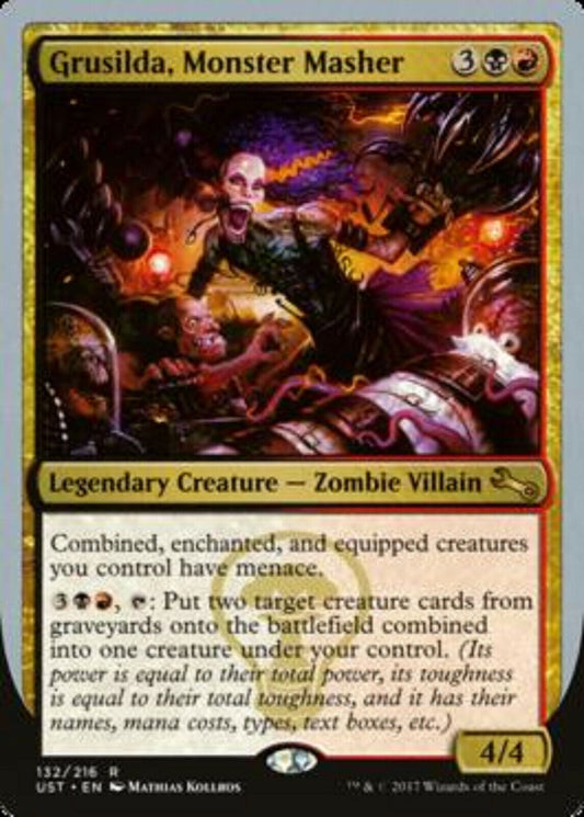 MTG MTG 1x Grusilda, Monster Masher Unstable card Magic the gathering