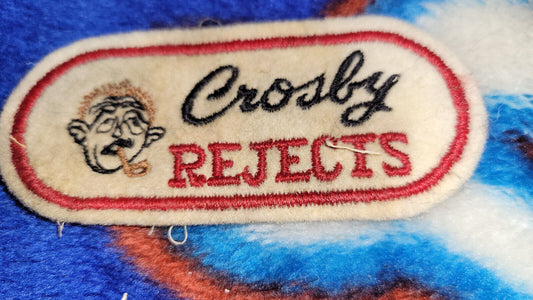 Vintage Shoulder Patche Souvenir Crosby Rejects