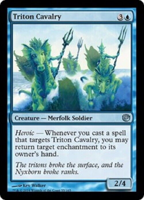 MTG MTG 1x  Triton Cavalry Journey into Nyx Card Magic The Gathering
