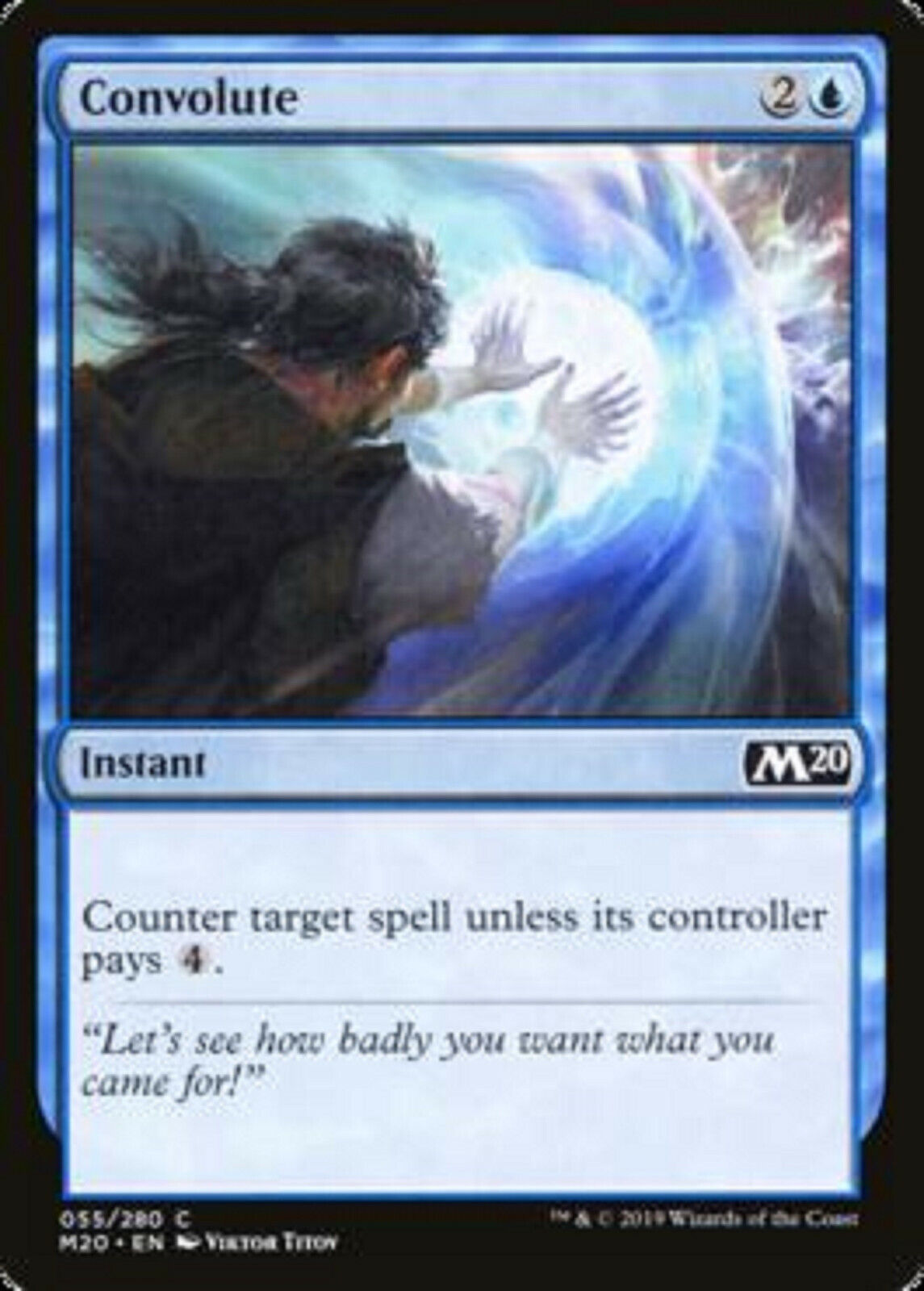 MTG MTG 4x Convolute Core Set 2020 card Magic The Gathering