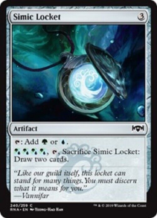 MTG MTG 4x Simic Locket Ravnica Allegiance Cards Magic The Gathering NM