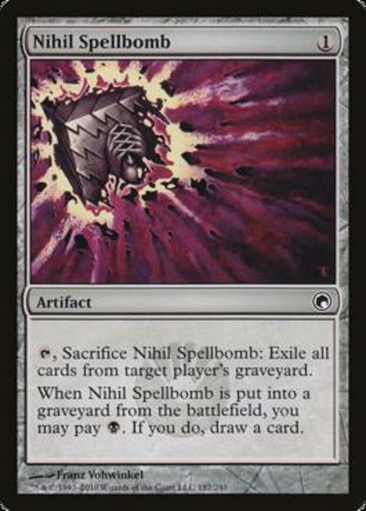 MTG MTG 1x Nihil Spellbomb Scars of Mirrodin  card Magic the Gathering