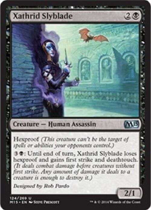 MTG MTG 1x Xathrid Slyblade Magic 2015 Core Set Cards Magic The Gathering