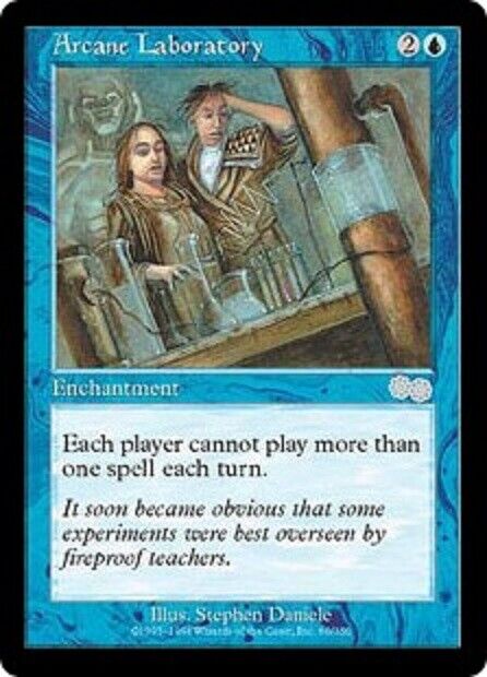 MTG Arcane Laboratory Urza's Saga  MTG Magic the gathering card 1x MP played