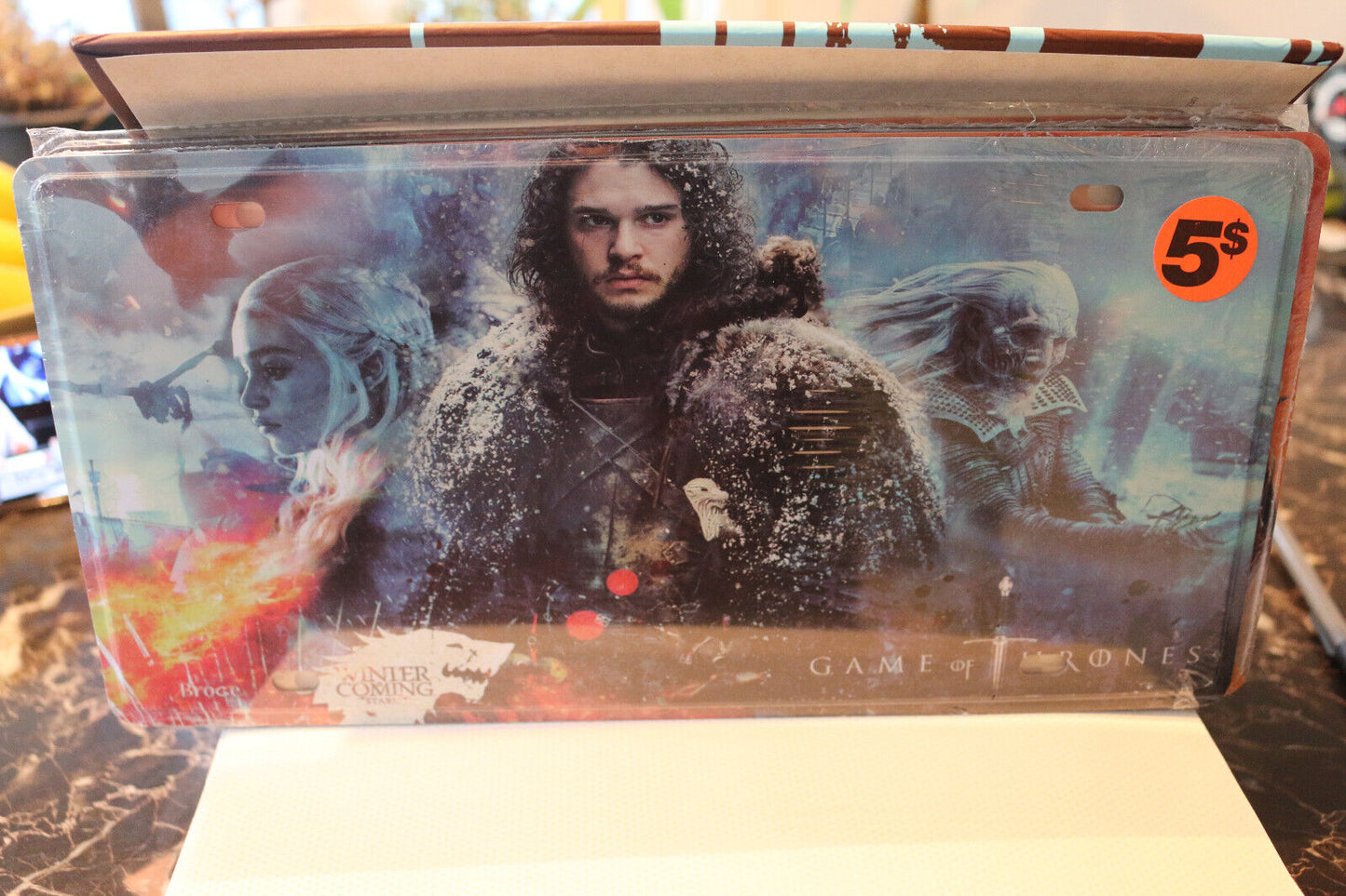 Game Of Thrones Jon Snow Targaryen Vehicle License Plate Car Front Tag