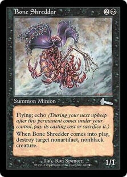 MTG MTG 1x Bone Shredder Urza's Legacy Card Magic The Gathering