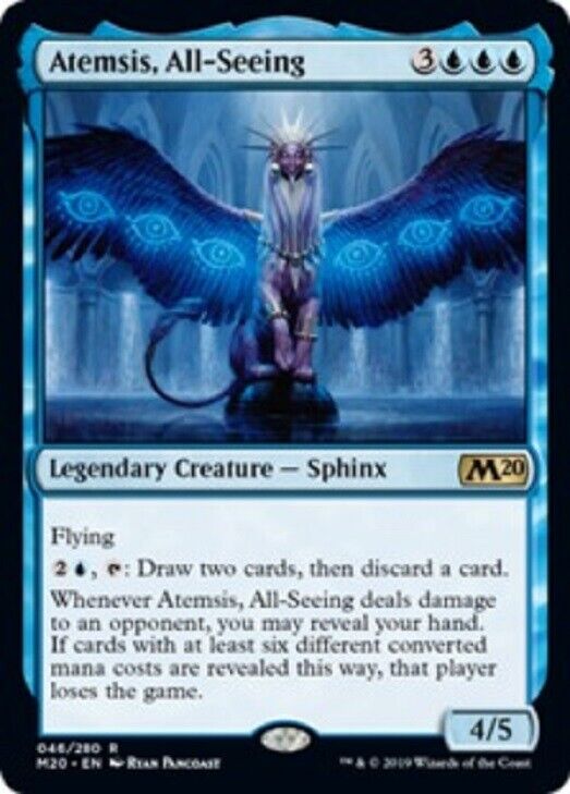 MTG MTG 1x Atemsis, All-Seeing Core Set 2020 Card Magic The Gathering NM