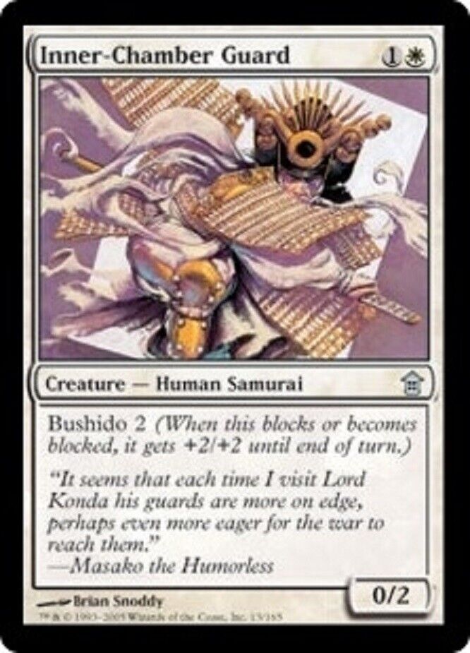 MTG MTG 1x Inner-Chamber Guard Saviors of Kamigawa Card Magic The Gathering NM