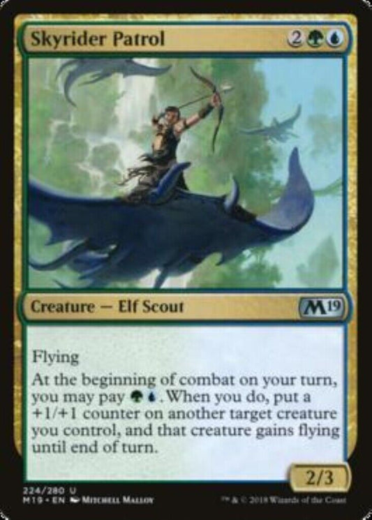 MTG MTG 1x   Skyrider Patrol Core Set 2019  Card Magic The Gathering