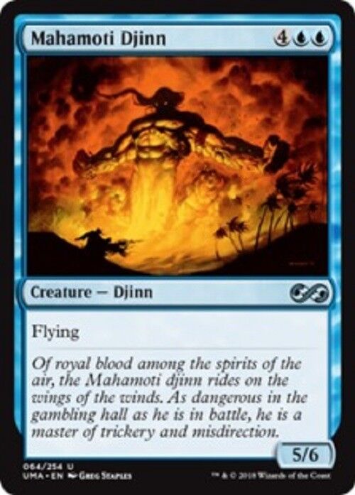 MTG Mahamoti Djinn Ultimate Master Unplayed NM card MTG Magic Pauper