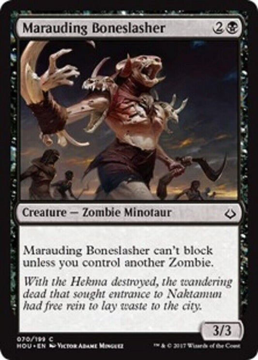 MTG MTG 4x  Marauding Boneslasher  Hour of Devastation cards Magic The Gathering