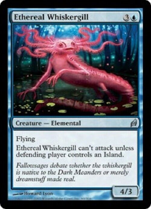 MTG MTG 1x   Ethereal Whiskergill LRW Lorwyn  Card Magic The Gathering