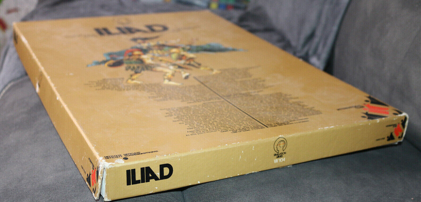 Iliad: The Most Renowned War Legend (1979) Vintage Board Game Toys 100%Complete