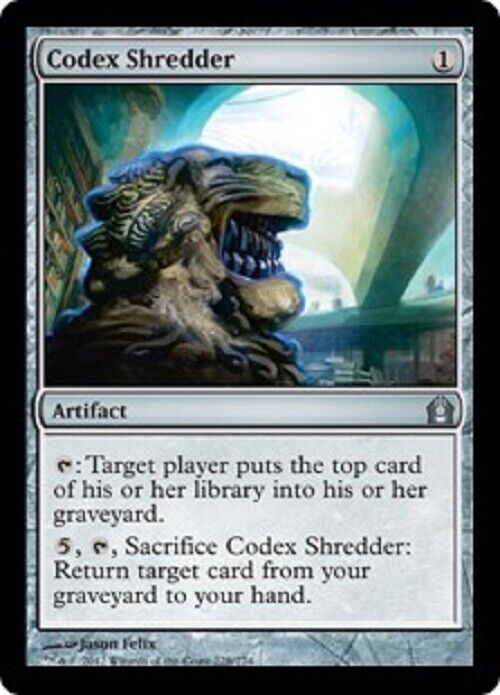 MTG MTG 1x  Codex Shredder Return to Ravnica  card Magic The Gathering