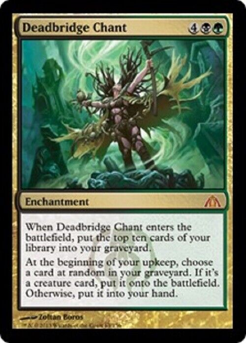 MTG 1x Deadbridge Chant DGM Dragon's Maze MTG Magic the Gathering card NM