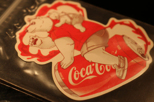 Coca Cola Vintage Stickers Decals Laptop Window Bumper Door Bear 227