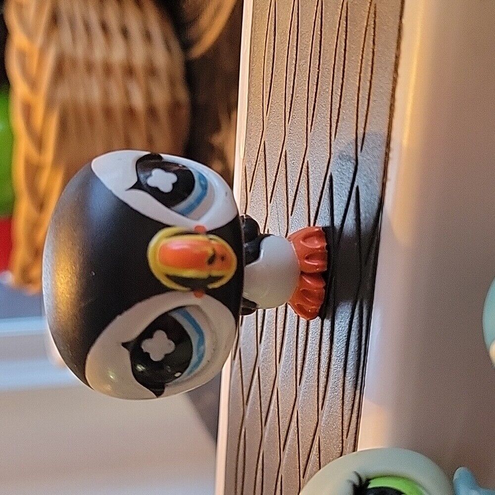 Lot Of 6 Birds Austrish Pinguin Parrot Little Pet Shop Toys Figures Mixed Animal