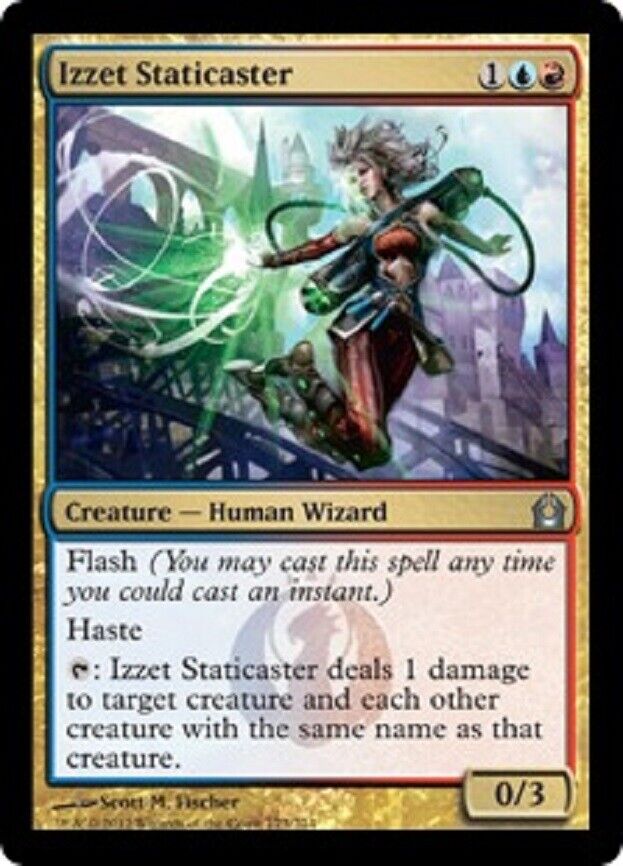 MTG MTG 1x izzet staticaster Card Magic The Gathering