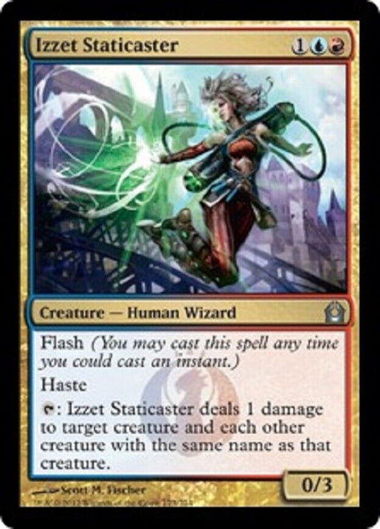 MTG MTG 1x izzet staticaster Card Magic The Gathering