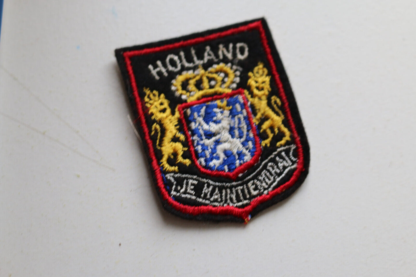 Holland Je Maintiendrai Patch Patches Rare Travel Souvenir Patch Coat Of Arms