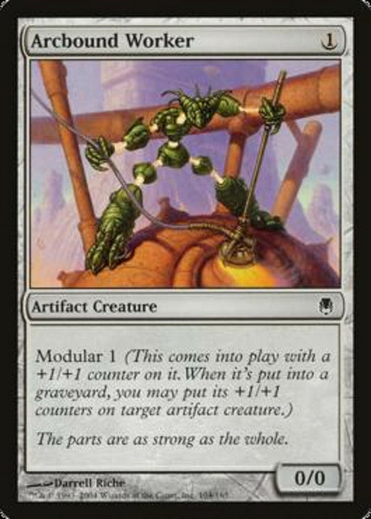 MTG MTG 1x Arcbound Worker Darksteel card Magic the Gathering