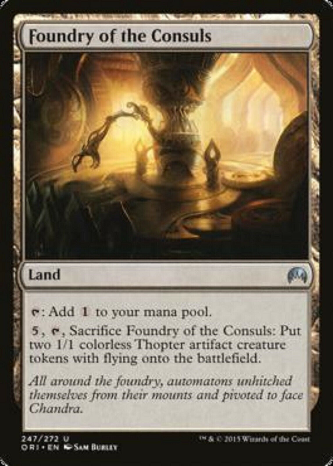 mtg origins cards MTG MTG 1x Foundry of the Consuls Magic Origins card Magic the gatheri – Omniphustoys