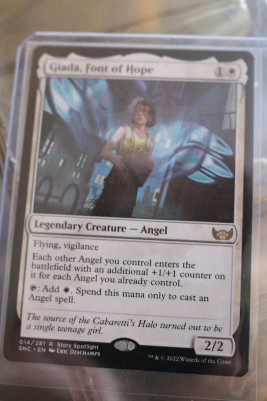 MTG MTG 1x  Giada, Font of Hope Streets of New Capenna card Magic