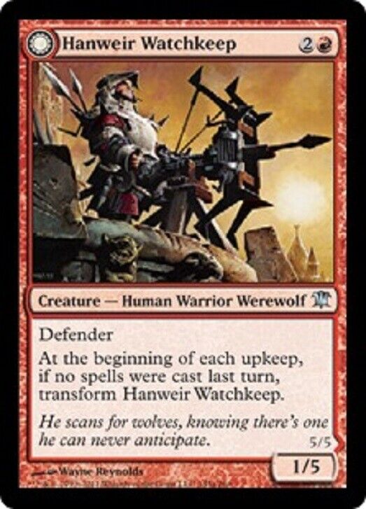 MTG MTG 1x Hanweir Watchkeep Innistrad Magic the Gathering card