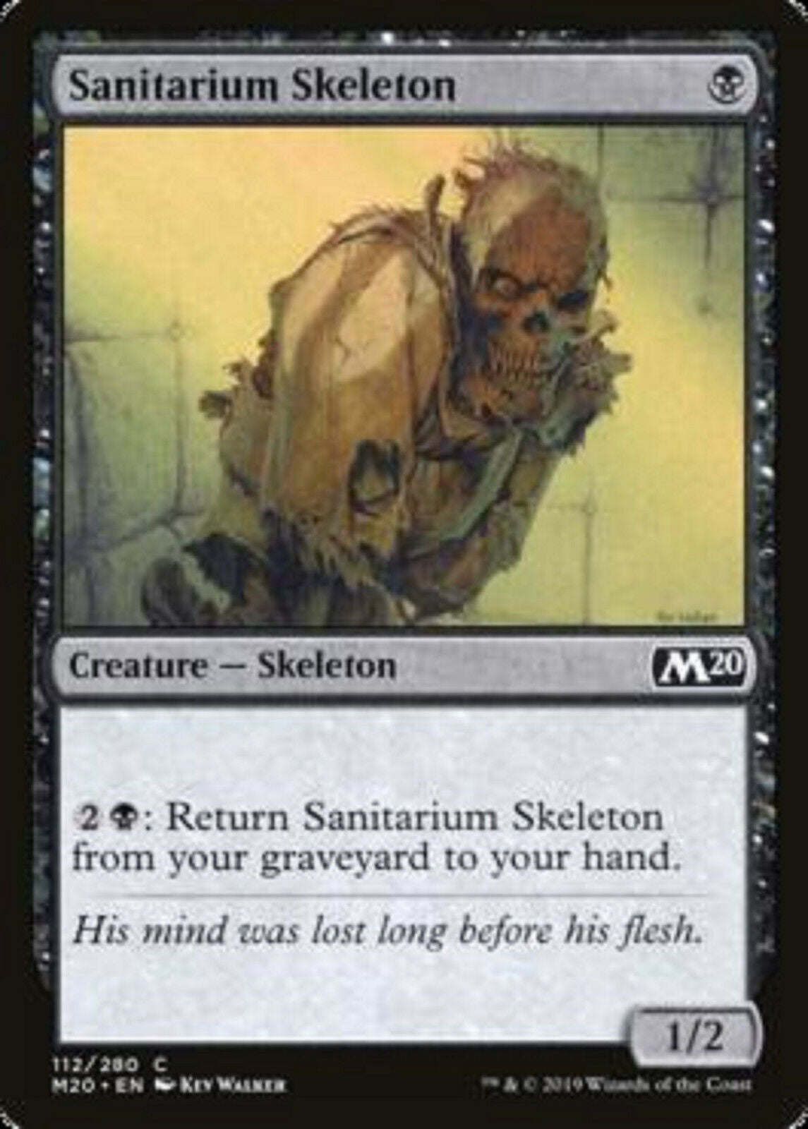 MTG MTG 4x Sanitarium Skeleton Core Set 2020 cards Magic The Gathering