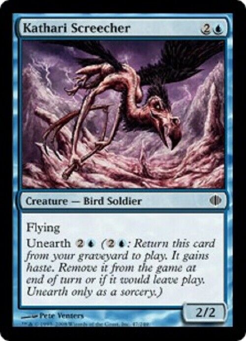 MTG MTG 4x  Kathari Screecher ALA Shards of Alara  Card Magic The Gathering Pauper