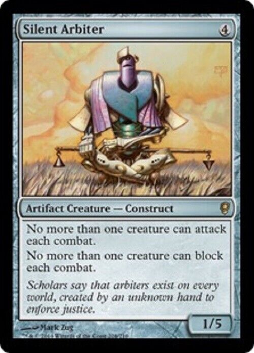 MTG 1x Silent Arbiter Conspiracy Card MTG Magic the Gathering