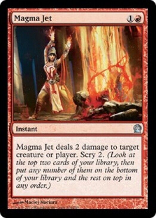 MTG MTG 1x Magma Jet Theros Magic the Gathering card