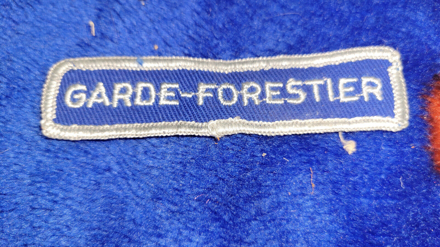 Vintage Shoulder Patche Souvenir  Garde-Forestier #2