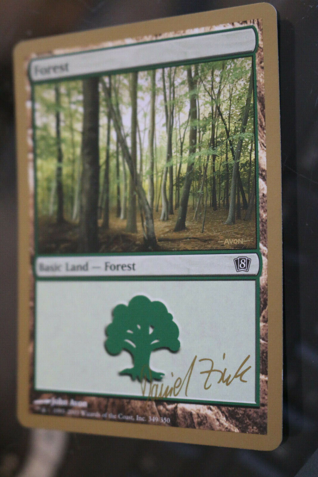 MTG Forest Daniel Zink SB World Championship Decks 2003 card MTG CARD