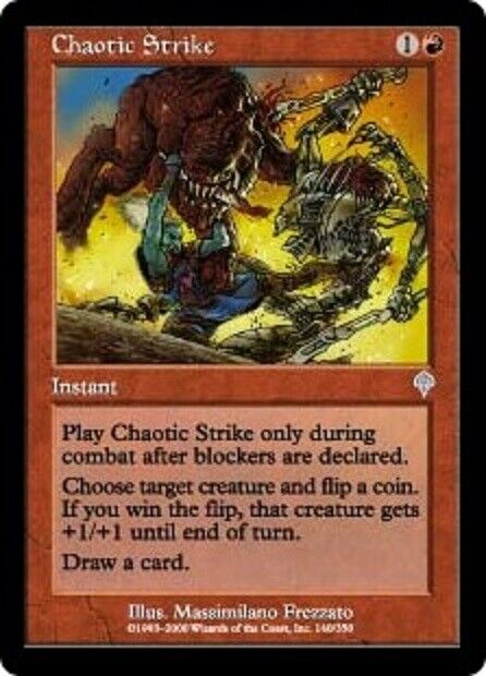 MTG MTG 1x  Chaotic Strike Invasion Magic The Gathering