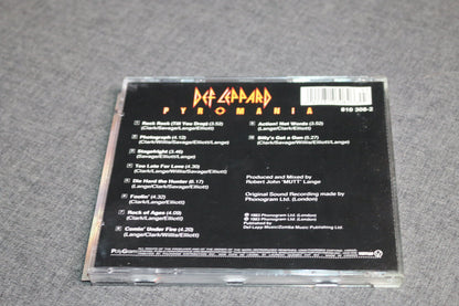 Pyromania By Def Leppard (Cd, 1990) Music