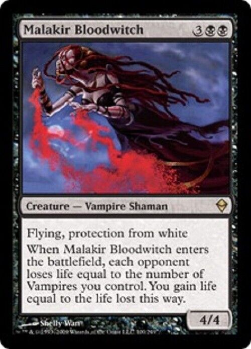 MTG MTG 1x Malakir Bloodwitch Zendikar Card Magic The Gathering