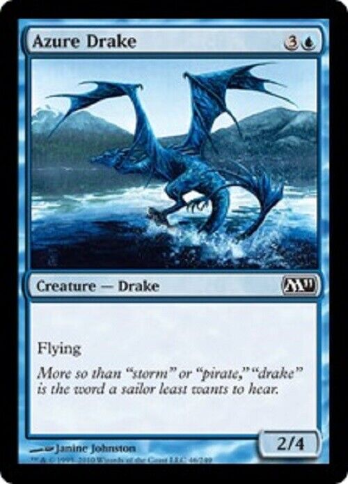 MTG MTG 4x Azure Drake M11 Magic 2011 Card Magic The Gathering Pauper